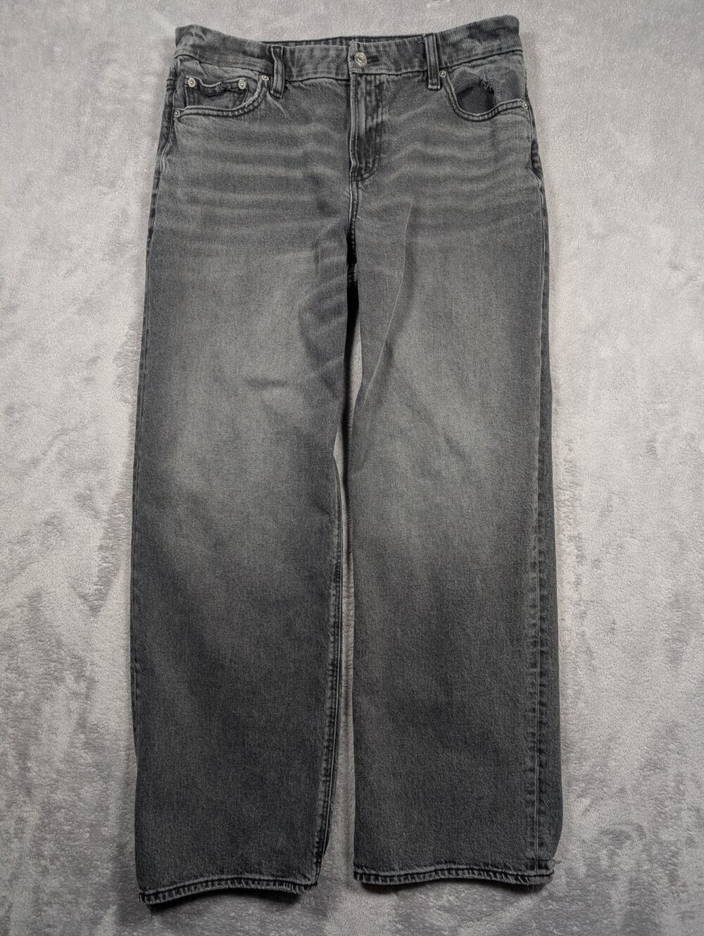 American Eagle High Waisted Curvy Stovepipe Jeans Womans Size 10 Long 31 Waist